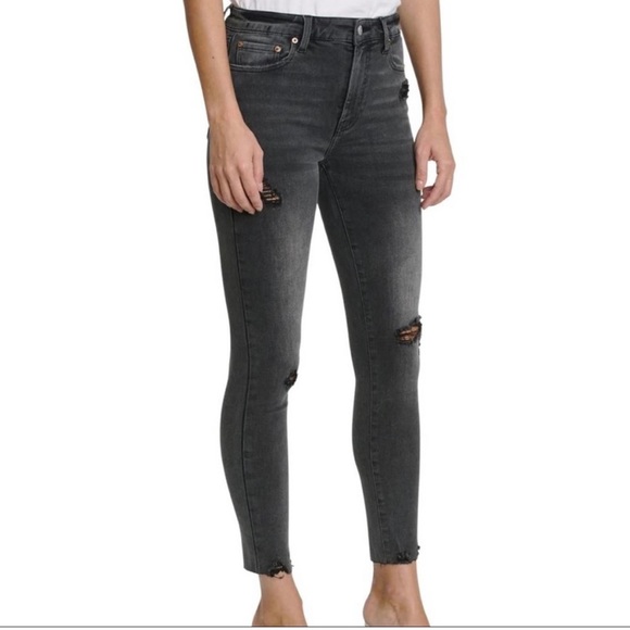 Pistola Aline Nero Highrise Skinny Jeans Size 26 - Picture 2 of 11